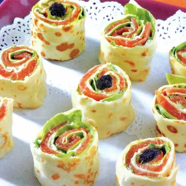 Crêpaki au saumon fumé