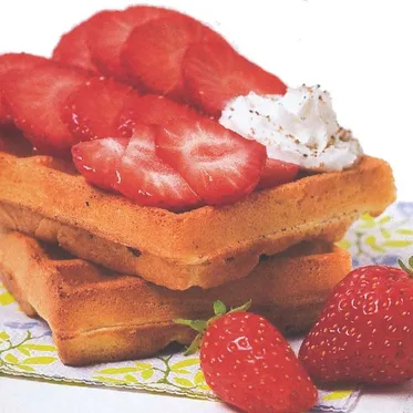 Gaufres Poivre Fraises